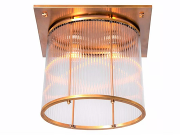 PETITOT I - Handmade brass ceiling lamp by Patinas Lighting - view 2